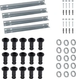 Receveur De Douche Schulte, Kit D'installation <100 Cm, Rectangle, Receveur De Douche Effet Pierre