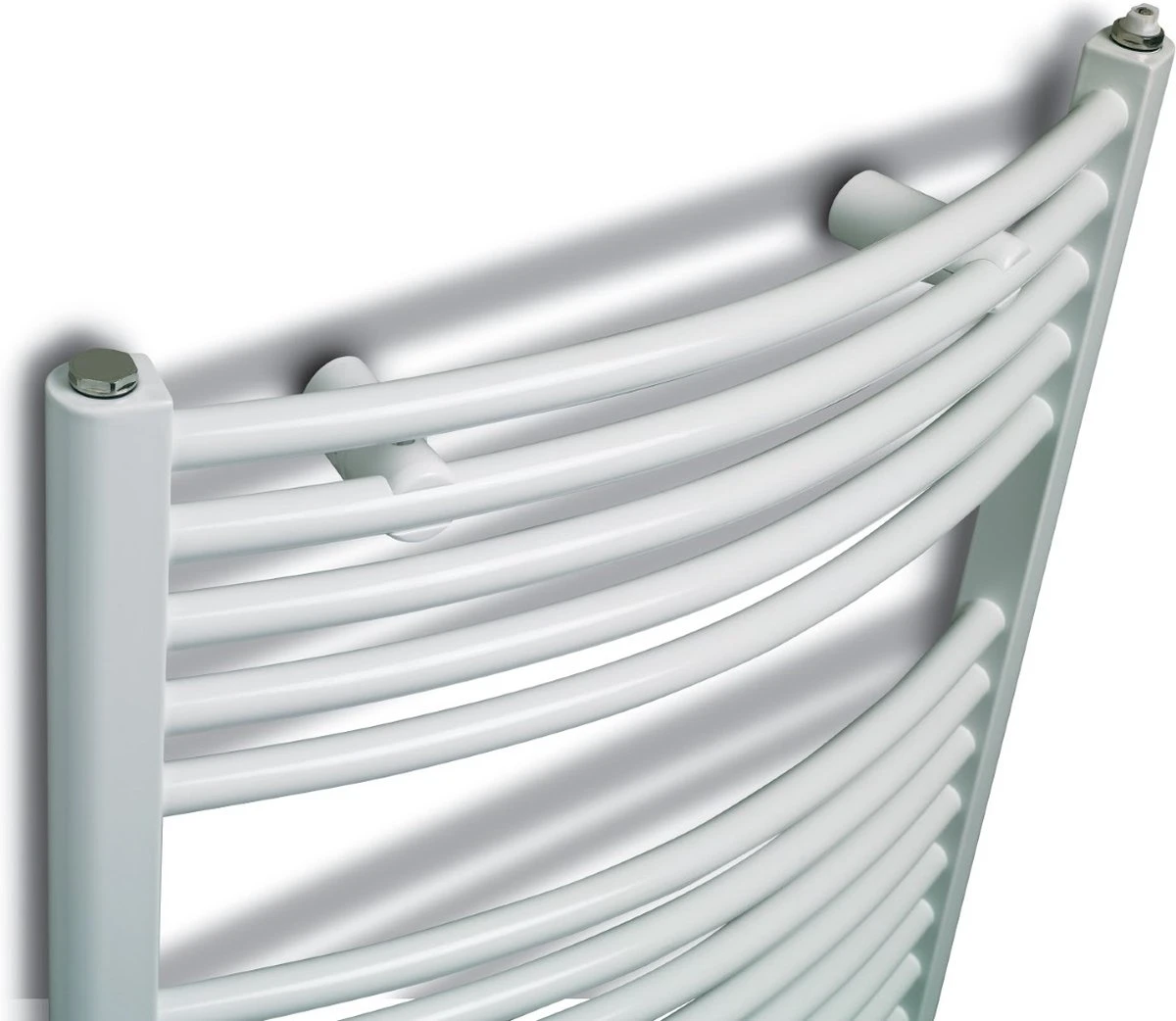 Schulte EP3516050 04 Radiateur Design 50 X 157 Cm Munich Rond Incurvé, 752 Watt, Blanc Alpin, Radiateur Pour La Salle De Bain. - Image 3