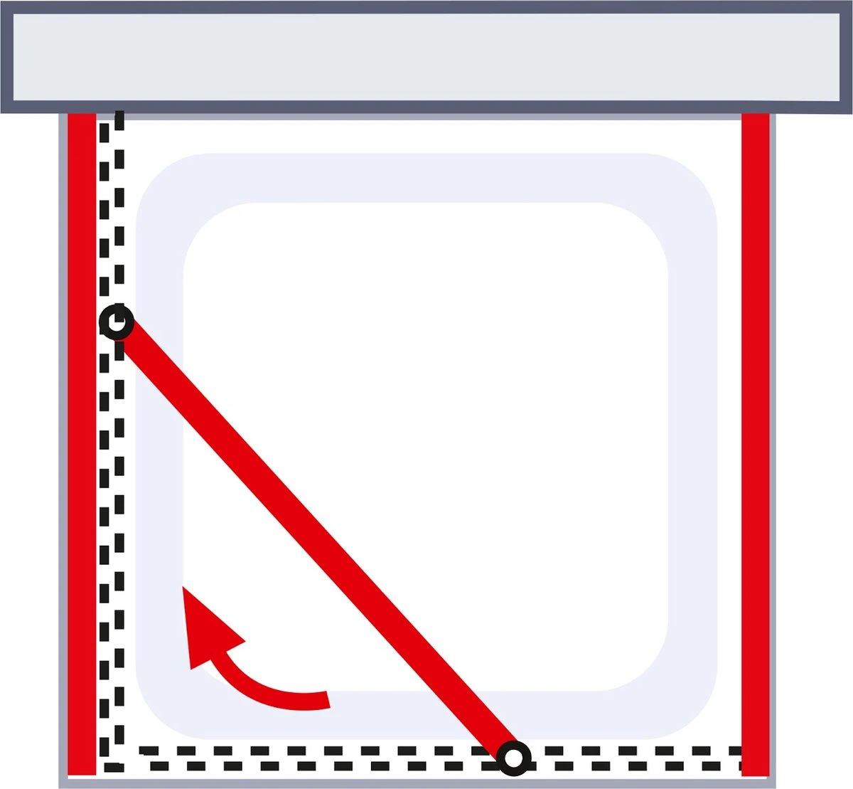 SchulteSchulte Juist - Cabine De Douche Fermée - 80x80x210 Cm - Couleur De Profil Blanc - Verre De Sécurité Transparent - Ensemble De Douche - Pommeau De Douche Réglable - Image 2