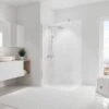 Schulte DecoDesign, Paroi Arrière De Douche En Blanc Brillant Brillant 761, Taille 100x210 Cm, EP19010213 761 / D19010213 761
