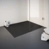 Receveur De Douche Schulte 80x100x4 Cm Aspect Pierre Marbre Minéral Anthracite, Avec Vidage, EP216810-57