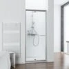 Schulte Vita - Porte De Douche - Porte Tournante - 69-81x185 Cm - Profil Chromé - Verre De Sécurité Transparent - Art. D010103- F 41 50
