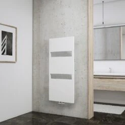 Radiateur à Panneaux Schulte Turin 50 X 114 Cm, 391 Watt, Blanc Alpin, EP113550 04, Radiateur Pour La Salle De Bain, La Cuisine Ou Une Autre Pièce De La Maison