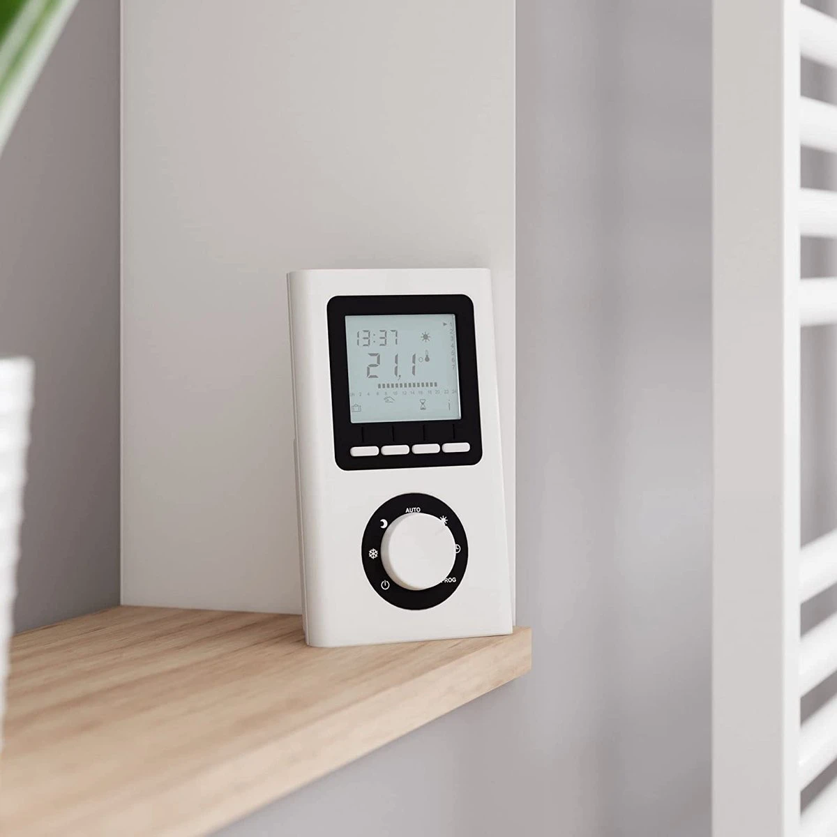 Schulte BREDA - Radiateur électrique Design - 60 X 169 Cm - Blanc - Sèche Serviettes - Résistance Type 5 Gauche - 800 Watt - H02416960-E5L 04 - Image 3