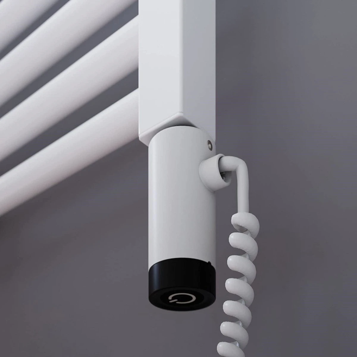 Schulte TURBO - Radiateur électrique Design - 60 X 170 Cm - Blanc - Sèche Serviettes - Résistance Type 5 Droite - 600 Watt - H171705-E5R 04 - Image 4