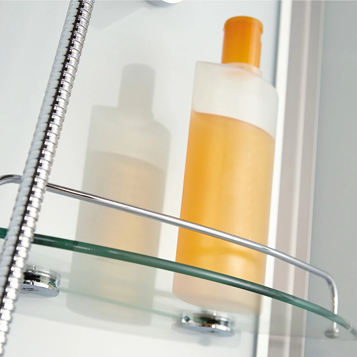 Schulte Ibiza II - Cabine De Douche Fermée - 90x90x204 Cm - Profilé En Aluminium - Verre De Sécurité Transparent - Set De Douche - Mitigeur - Douchette De Tête - Image 5