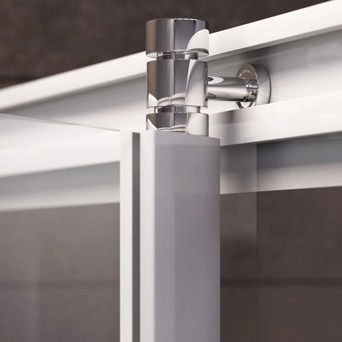 SchulteSchulte Juist - Cabine De Douche Fermée - 80x80x210 Cm - Couleur De Profil Blanc - Verre De Sécurité Transparent - Ensemble De Douche - Pommeau De Douche Réglable - Image 6