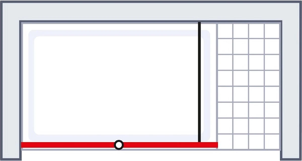 Schulte Black Style, Walk In LOFT Douche à L'italienne En 2 Parties 120 X 200 Cm, Noir Mat Et Verre De Sécurité Transparent Avec Traitement Anticalcaire, Art. D583810 68 500 - Image 4