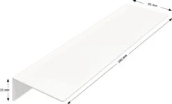 Étagère De Douche Schulte - étagère De Douche Facile à Coller, Facile Sans Perçage, 33 X 9,5 X 3,5 Cm, Couleur Blanc, étagère De Salle De Bain Suspendue D1852 70