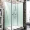 Schulte Ibiza - Cabine De Douche Fermée - Type Droite - 90x120x204 Cm - Profilé En Aluminium - Verre De Sécurité Transparent - Mitigeur - Set De Douche