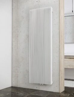 Radiateur à Lattes Schulte Radiateur Design LONDON Avec Beaucoup De Puissance, 30 X 180 Cm, 1018 Watt, Blanc Alpin, Connexion Inférieure Au Milieu, Art. EP2418028 04