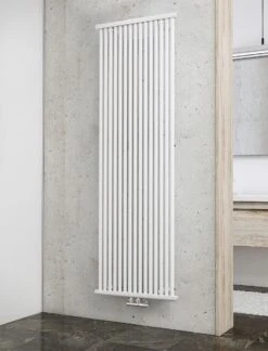 Radiateur Design Schulte Kiel 60 X 180 Cm, 1186 Watt, Blanc Alpin, Radiateur Pour La Salle De Bain, La Cuisine Ou Une Autre Pièce De La Maison, EP2718060 04