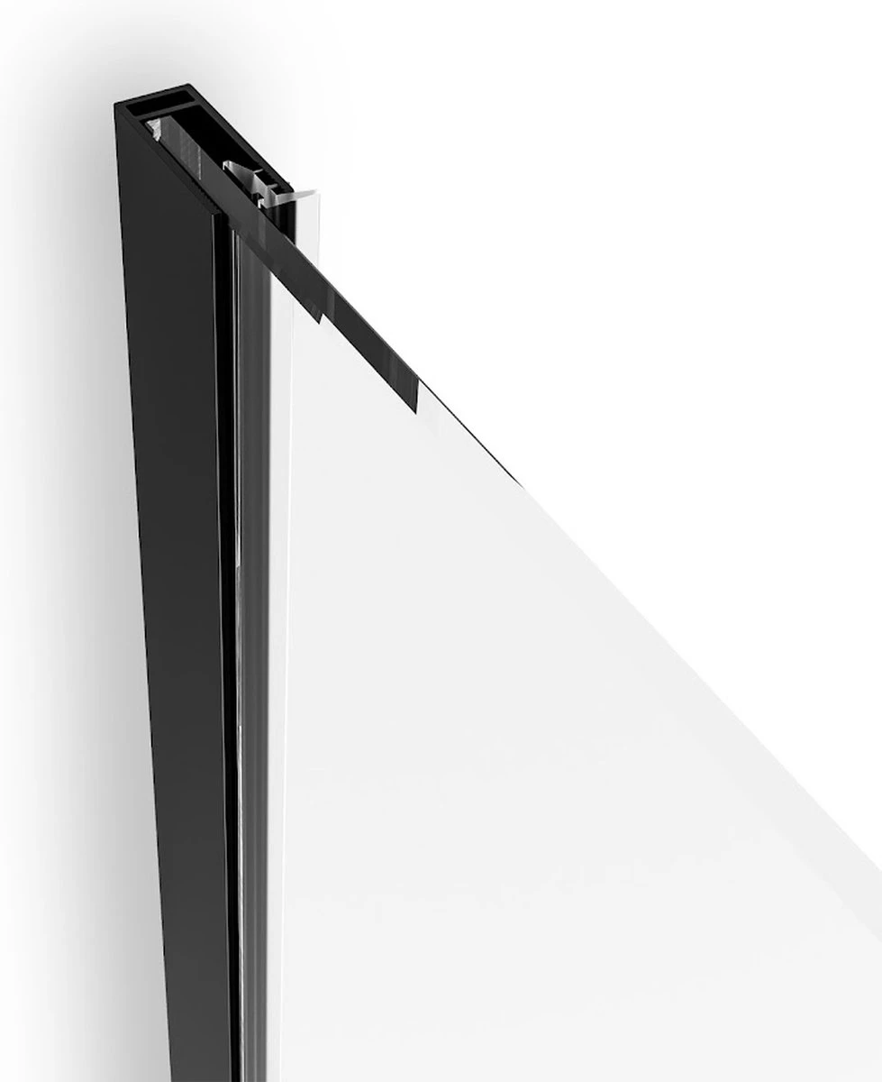 Schulte Black Style, Walk In LOFT Douche à L'italienne En 2 Parties 120 X 200 Cm, Noir Mat Et Verre De Sécurité Transparent Avec Traitement Anticalcaire, Art. D583810 68 500 - Image 3