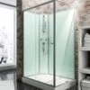 Schulte Ibiza - Cabine De Douche Fermée - Type Gauche - 90x160x204 Cm - Profilé En Aluminium - Verre De Sécurité Transparent - Mitigeur - Set De Douche